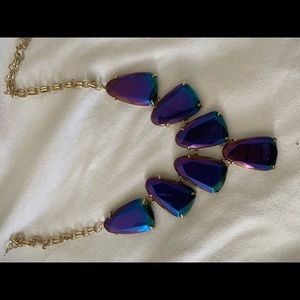 Kendra Scott Harlow necklace in iridescent black